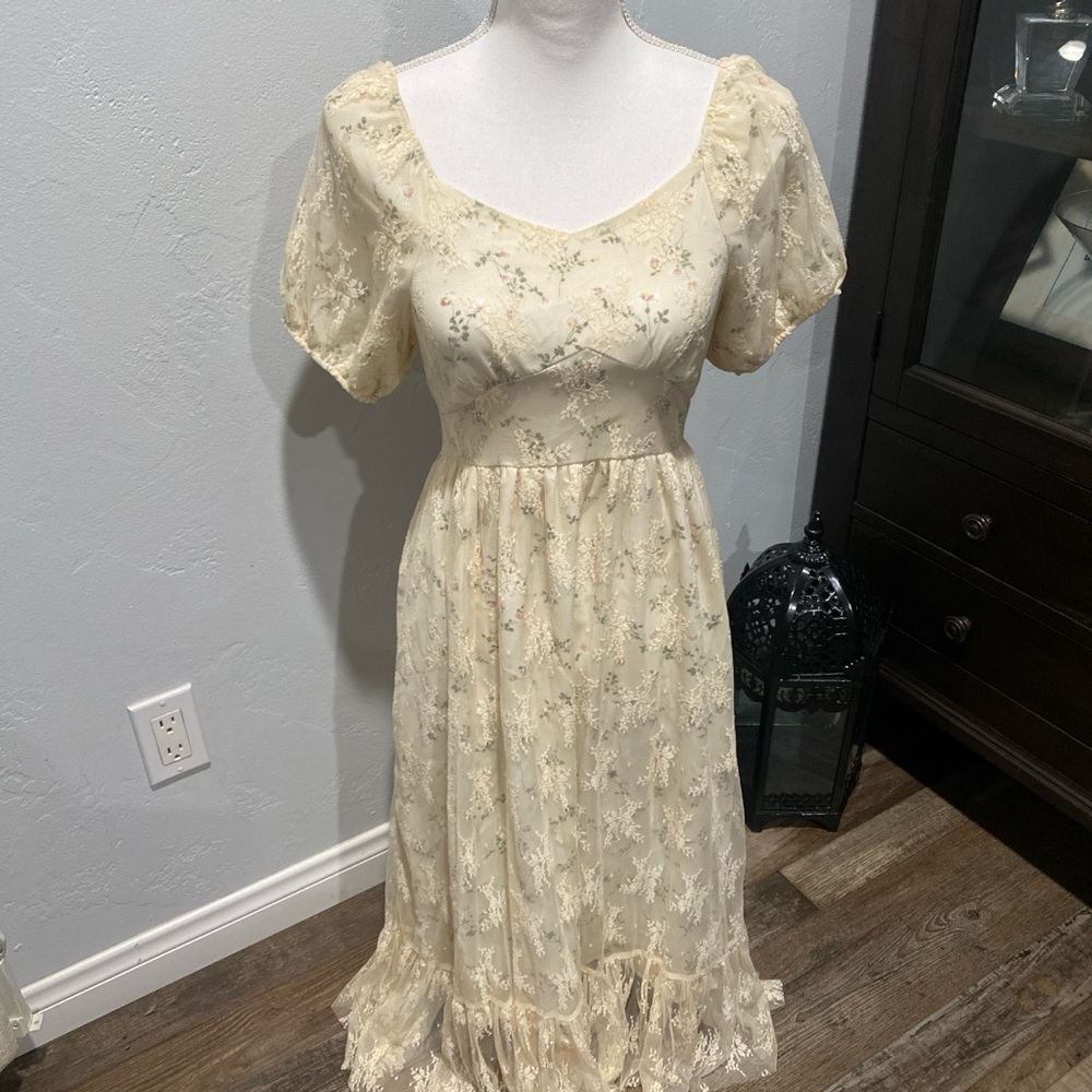 Floral Off-Shoulder Dress